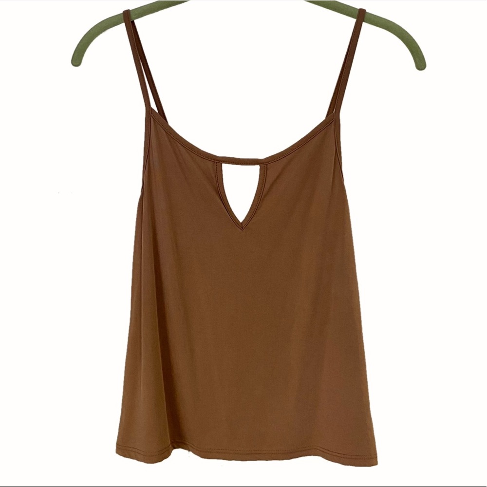 UO Project Social T Keyhole Flowy Tank Top